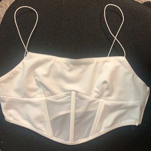 White Crop Top